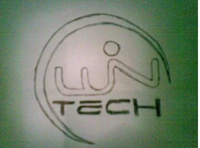 Gambar III.2 Sketsa Logo Wintech 1 