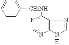 Gambar 2. Struktur Molekul 6-Benzyl Adenine. (http://www.jmet.en.alibaba.com)    