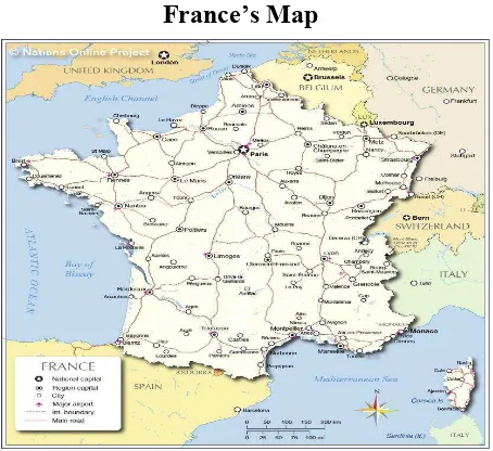 Figure 2.1 Maps of France7 