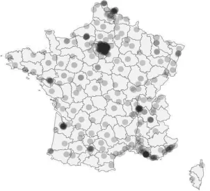 Figure 2.4 France Population Densities17