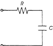 Fig. 2 Electrical analogue of the traditional two-element model 