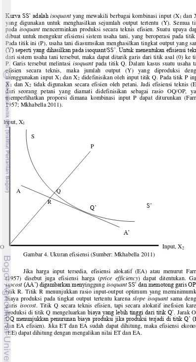 Gambar 4. Ukuran efisiensi (Sumber: Mkhabella 2011) 