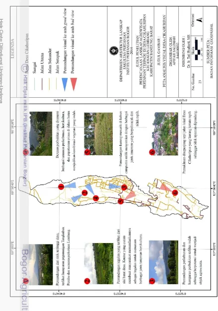 Gambar 23 Peta analisis visual Desa Cikahuripan 