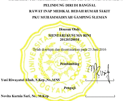 GAMBARAN PENGETAHUAN PERAWAT TENTANG PENGGUNAAN ALAT 