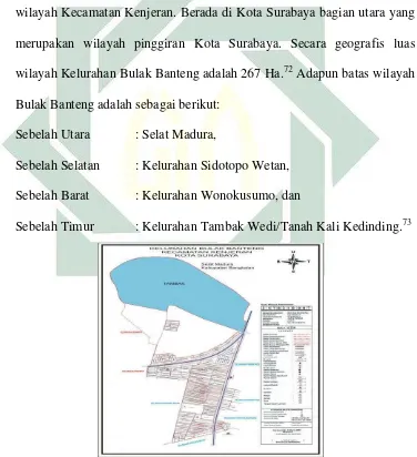 Gambar 4.1 : Peta Kelurahan Bulak Banteng 