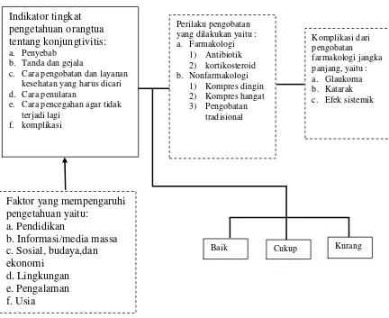 Gambar 4. Kerangka konsep Tingkat Pengetahuan Orangtua tentang 