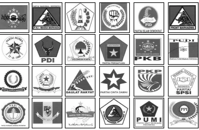 Figure 8:The visualization of the logos of political parties participating in ���� General Election 