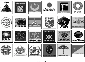 Figure 9:The visualization of the logos of political parties participating in ���� General Election.