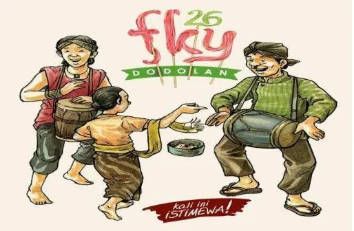 Gambar 2.1 Logo tampilan tema FKY 26 yaitu Dodolan 
