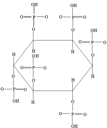Gambar 3  Struktur fitat (Glick dan Pasternak 2003).  