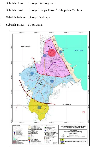 Gambar 2.1. Peta Kota Cirebon 