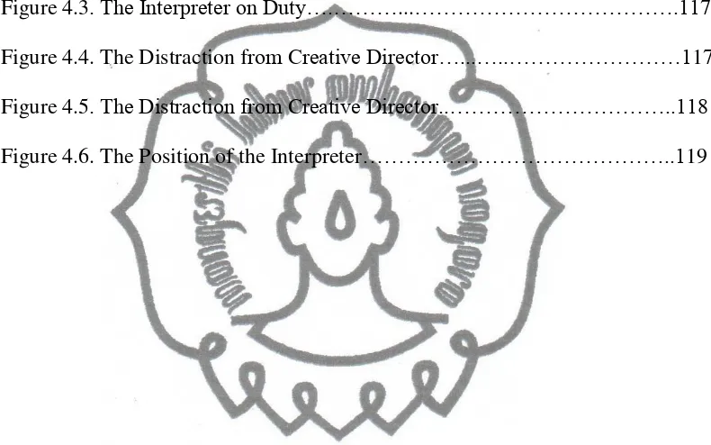 Figure 4.3. The Interpreter on Duty….………...……………………………….117 
