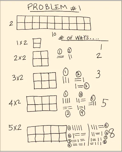 Fig. 4  student work on the Blocks problem relecting an inductive strategy 