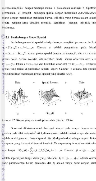 Gambar 12  Skema yang mewakili proses data (Stoffer  1986) 