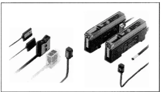 Figure 2.6 Keyence PSOl Series Photoelectric Sensor and Sensor Amplifier 