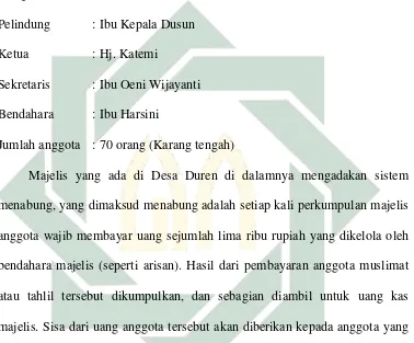 Gambar 4.3 Acara Keagamaan  Dusun Tengah. 