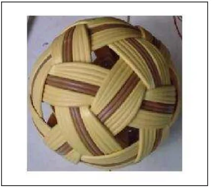 Figure 3: A sepak takraw ball 