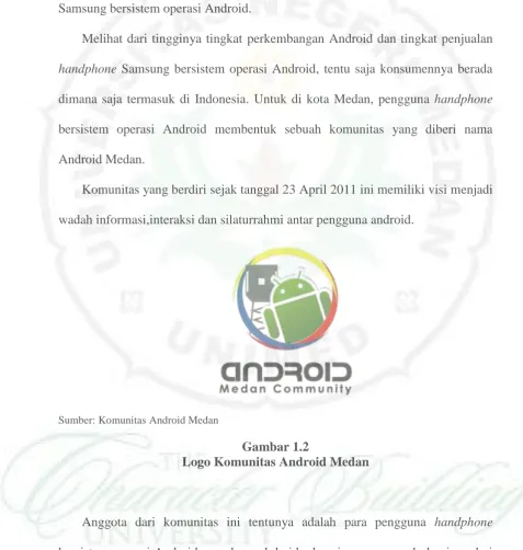 Gambar 1.2 Logo Komunitas Android Medan 