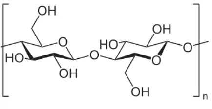 Gambar 2.1. Struktur Molekul Selulosa 