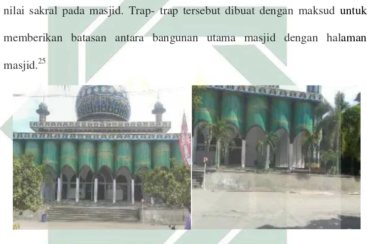 Gambar (11) Tampak Pintu Gerbang Masjid Agung Pondok Pesantren Sunan Drajat