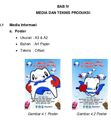 Gambar 4.1 Poster                   Gambar 4.2 Poster 