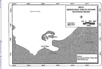 Gambar 14. Peta Kesesuaian Ekowisata Bahari Kategori Snorkhg 