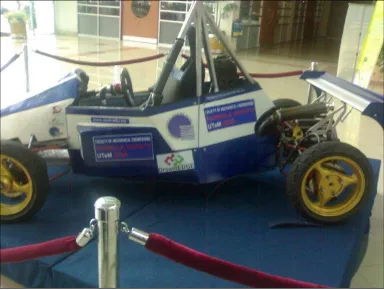 Figure 1.2: Formula Student Racing Car (Faculty of Mechanical Engineering, 