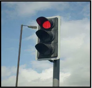 Figure 2.3: Present traffic light (Maikschroeer, 2006) 