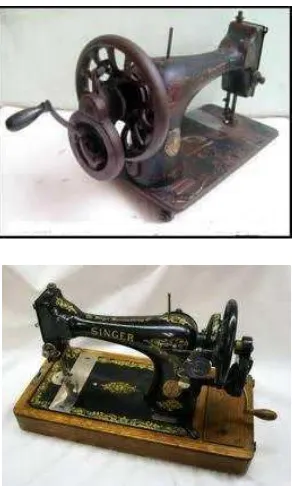 Gambar 2. Mesin manual dengan pedal kaki (Sumber: www.google.com)   