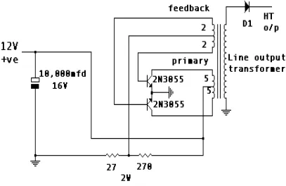 Figure 2.5 The oscillator circuit 