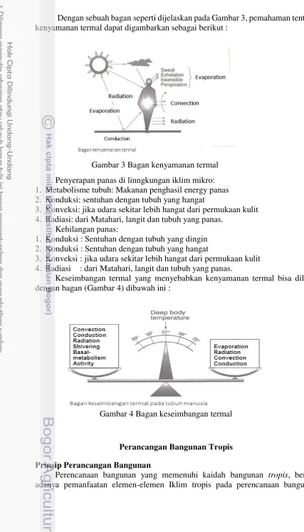 Gambar 3 Bagan kenyamanan termal  