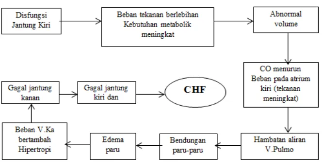 Gambar 1. Patofisiologi CHF  