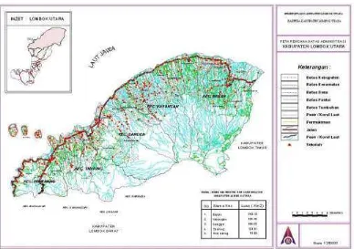 Tabel 2.1.Data Luas Wilayah, Jumlah Desa dan Dusun, Jumlah Penduduk, Jumlah 