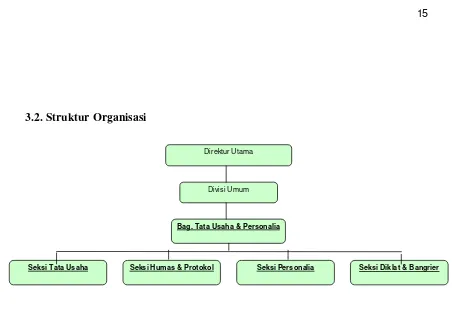 Gambar 3.2 Struktur Organisasi