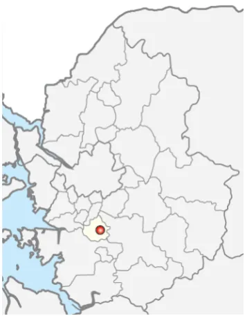 Gambar 2. 2. Peta Geografis kota Suwon12 