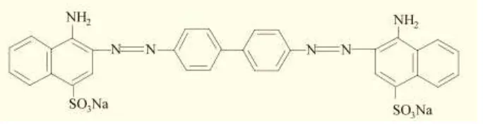 Gambar 6. Struktur Kimia Congo red 