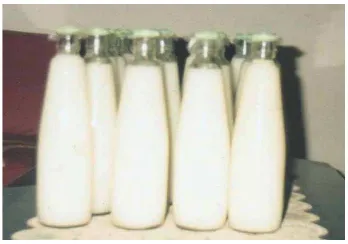 Gambar 13.  Penyimpanan susu dalam 