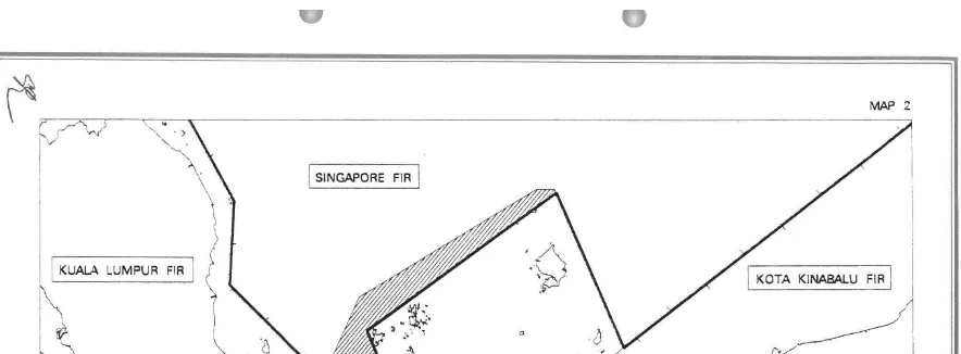 Figure 4. 1. . The Area of Flight Information Region between Indonesia and Singapore 