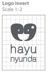 Gambar 4.6 Logo  Black and White  Hayu Nyunda 