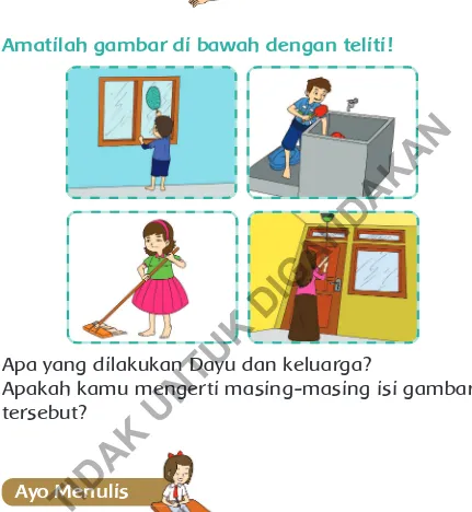 gambar dalam bentuk laporan sederhana!