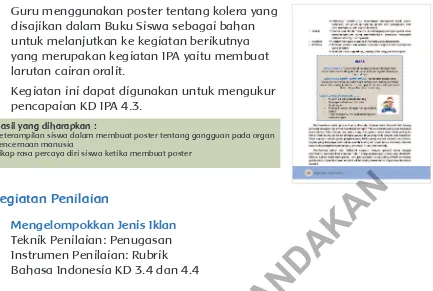 gambar A4 dan bagilah ke dalam tiga kolom seperti di bawah ini. Berdiskusilah TIDAK UNTUK DIGANDAKAN