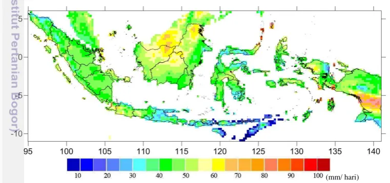Gambar 9  Baseline parameter lokasi µ periode tahun 1981-2005 