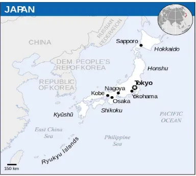 Figure 1. Peta Jepang 