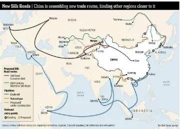 Gambar 4. 6 China Maritime Silk Road Route 