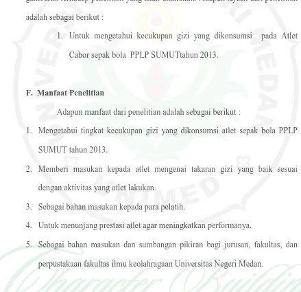 gambaran terhadap penelitian yang akan dilakukan. Adapun tujuan dari penelitian 