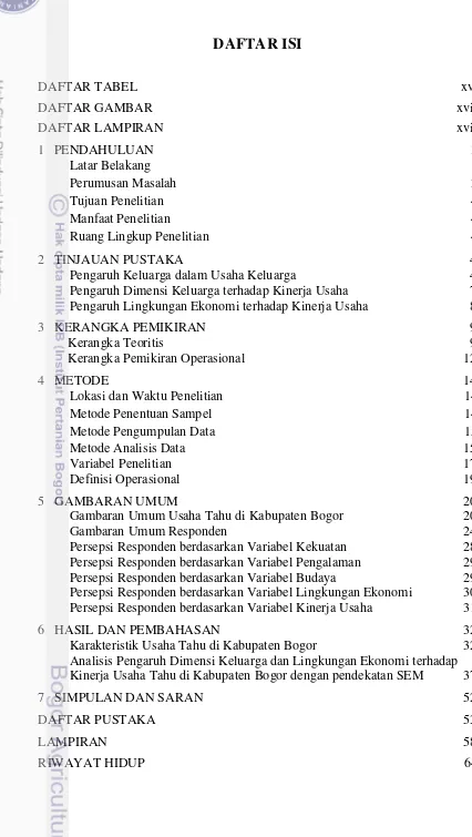 Gambaran Umum Usaha Tahu di Kabupaten Bogor  