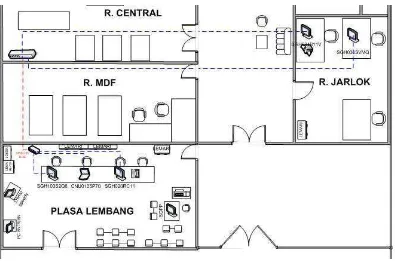 Gambar III.25 Denah Telkom Lembong Gedung A Lantai 1 