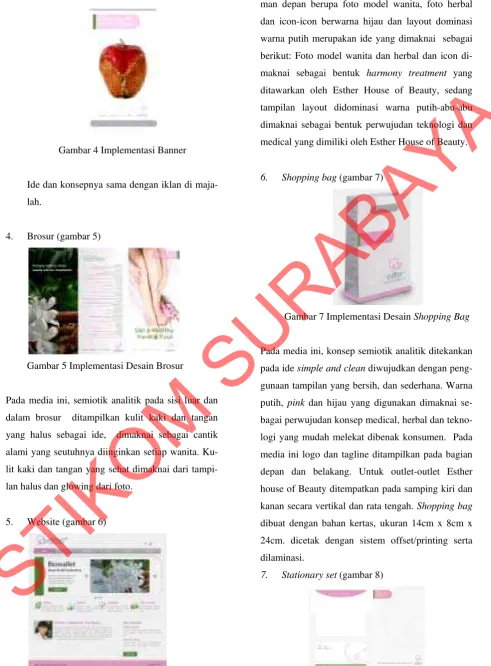 Gambar 8 Immplementasi DDesain Stationaary Set 