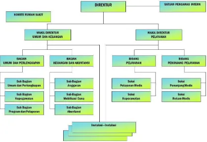 Gambar 4.3 Struktur Organisasi RSUD Cibabat Cimahi 