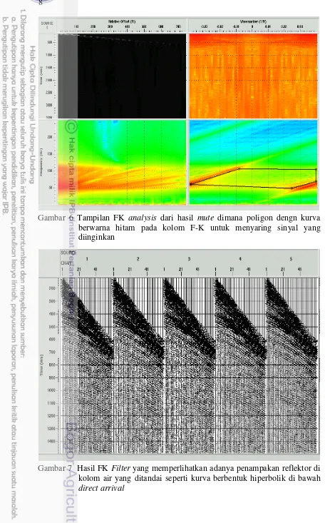 Gambar 6 Tampilan FK analysis dari hasil mute dimana poligon dengn kurva 